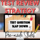 Ready-to-Go Editable Slides Test Prep Question Review IQ T