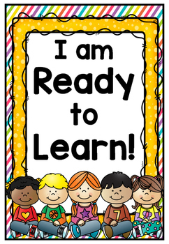 Ready To Learn Behaviour Chart