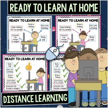 Ready To Learn At Home Visuals For Distance Learning Posters Video