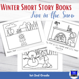 Ready to Print: Winter Short Story Books (Literacy Centers