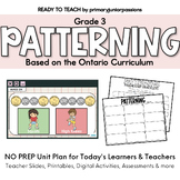 Ready to Teach | Grade 3 Patterning Math Unit Plan | Ontario