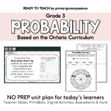 Ready to Teach | Grade 3 Probability Math Unit Plan | Ontario