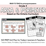 Ready to Teach | Grade 3 Strand E: Area & Perimeter Unit P