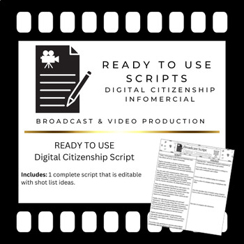 Preview of Broadcast Script: Digital Citizenship PSA