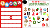 Ready to Use Google Slide Winter Holiday Bingo Game (Chris