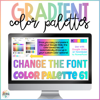 Preview of Ready to Use Gradient Color Schemes and Color Palettes | TPT Branding