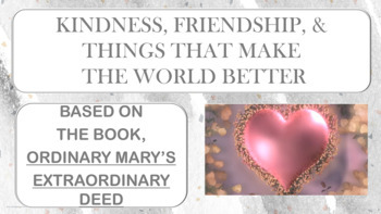Preview of Ready to Use Kindness Caring Make World Better Book based SEL LESSON 5 vid heart