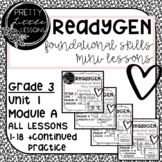 ReadyGEN Foundational Skills Mini-Lessons: Grade 3, Unit 1