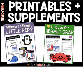 Preview of ReadyGEN PRINTABLES & SUPPLEMENTS | U1MA | Little Pip & A House for Hermit Crab