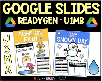 Preview of ReadyGEN SLIDES | U3MA | ALL LESSONS | Come On, Rain and The Snowy Day