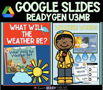 ReadyGEN SLIDES | U3MB | ALL LESSONS | What Will the Weather Be ...