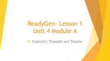 Preview of ReadyGen 2016 Grade 5: Unit 4 Module A - Google Slides