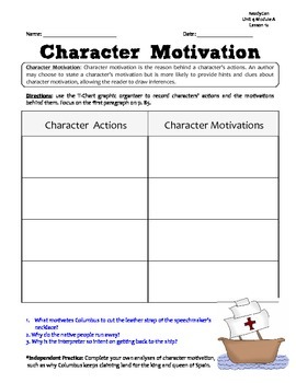 Preview of ReadyGen GRAPHIC ORGANIZERS Unit 4 Module A - Grade 5