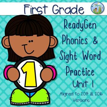 Preview of ReadyGen (Ready Gen) Phonics Unit 1 First Grade 2014 & 2016