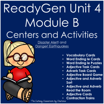 Preview of ReadyGen Unit 4 Module B Centers and Activities Second Grade