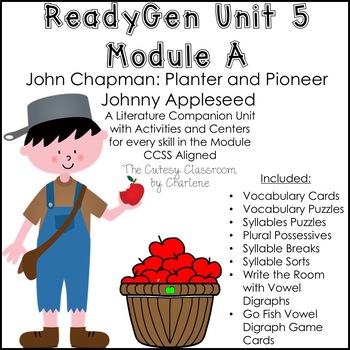 Preview of ReadyGen Unit 5 Module A Second Grade Centers and Activities