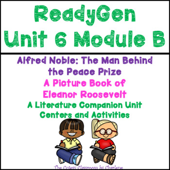Preview of ReadyGen Unit 6 Module B Centers and Activities for Second Grade