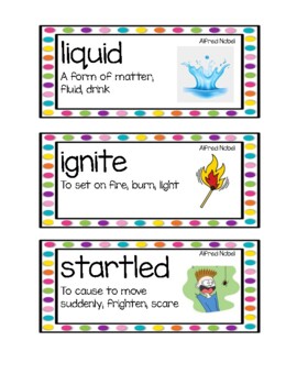 Preview of ReadyGen Unit 6 Module B Vocabulary Cards