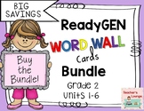 ReadyGen Word Wall Cards 2016 - BUNDLED - Grade 2