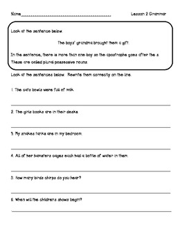 ReadyGen Worksheets 2nd Gr. Unit 2A Lessons 1-13 Alexander/Chair for My ...