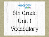 Readygen Vocabulary