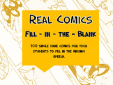 Real Comics {Fill - in - the - Speech - Bubble}