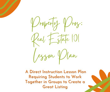 Preview of Real Estate 101 Direct Instruction Lesson Plan for Middle or High School ELA