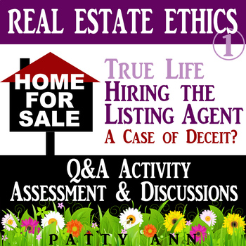 Preview of Real Estate Ethics: Listing Agent Deceives Client Case Study Social Scenario 1