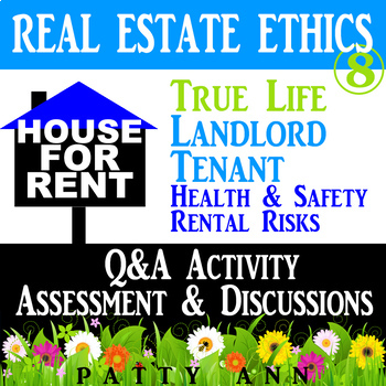Preview of Real Estate Ethics Landlord Tenant Health Safety Rental House Risks Case Study 8