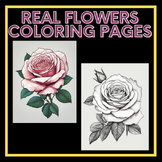 Real Flowers Coloring Pages-Identification of Different Ty