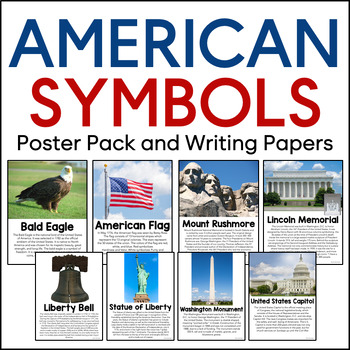 Preview of American Symbols USA Poster Pack featuring Realistic Photos