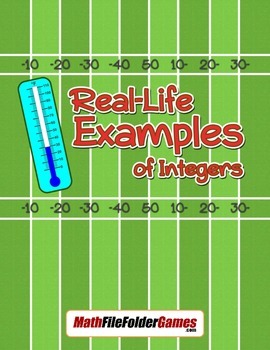 example of integers in real life