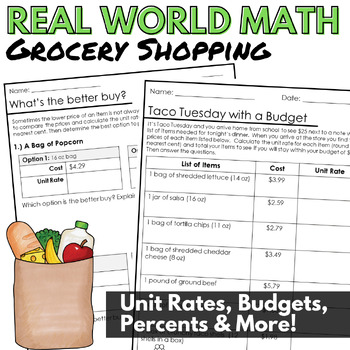 Shopping Budget | Find the Cheapest Item | Math and Money | Real World Math