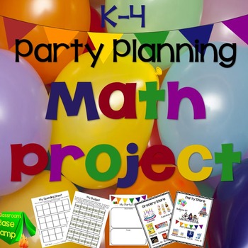 Preview of Party Planning Project Based Learning - Free