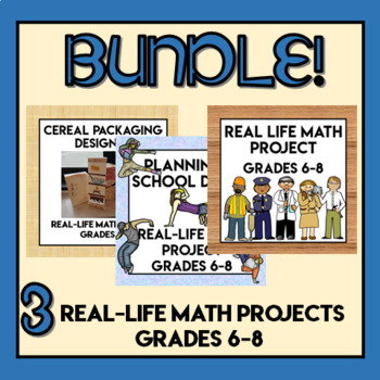 Preview of Real-Life Math Projects BUNDLE!