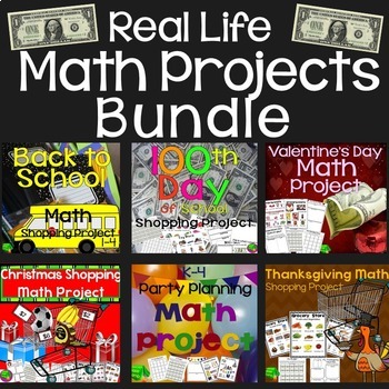 Preview of Project Based Learning Math Projects