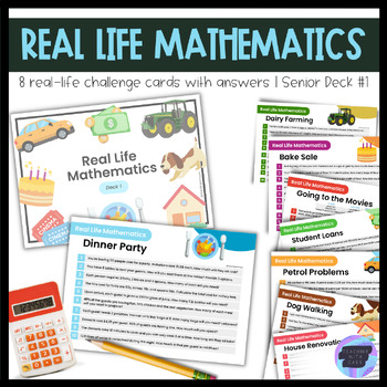 Preview of Real Life Mathematics | SNR | Deck 1