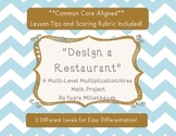Real Life Multiplication Project - Design a Restaurant