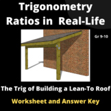 Summer Fun Real Life Trigonometry Project - Building a Lea