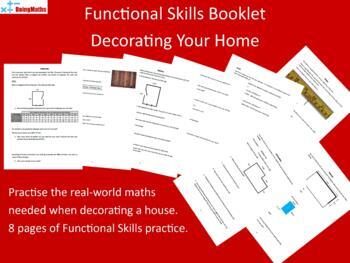 Preview of Real World Maths Skills - Decorating Your Home