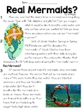 Real Mermaids? Text and Question Set - FSA/PARCC-Style Assessment