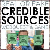 Real News vs. Fake News: Evaluating Online Sources Webquest and Game