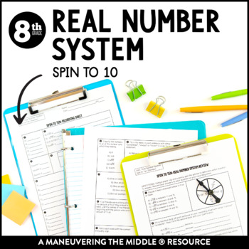 Preview of Real Number System Activity | Square Roots, Rational, Irrational, & Real Numbers