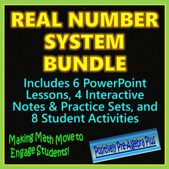 Preview of Real Number System Bundle - Distance Learning