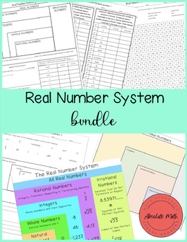 Preview of Real Number System Bundle