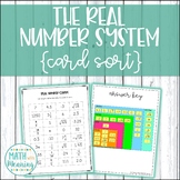 Real Number System Classification Card Sort Activity - 8.NS.A.1