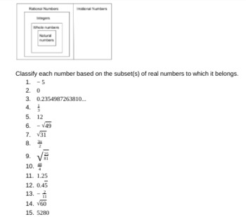 real number system homework 3 estimating square roots answer key