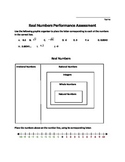 Real Numbers Performance Assessment