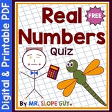 Real Numbers Quiz