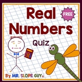 Real Numbers Quiz